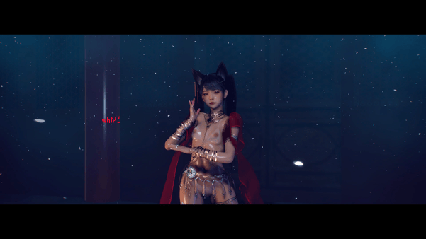 [3D动态动画][Mushangdaren]涩情萝莉 冒热气的脚丫与热舞[670M]-1.gif