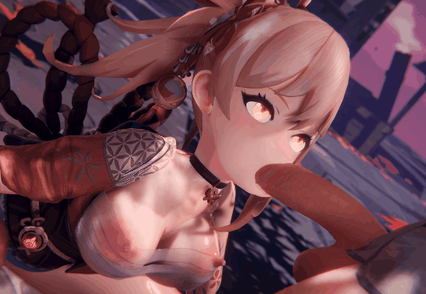 [3D动画][新增配音] [StarryMomoko] 5月:Yoimiya Teaching You a Lesson [2.81G]-7.gif