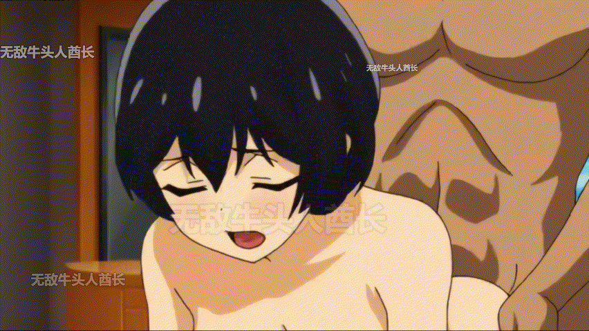 [2D][AI中文字幕][1080P]憧れの女上司が、相部屋出張の隣のベッドで絶倫男に寝取第1話 [300M]-4.gif