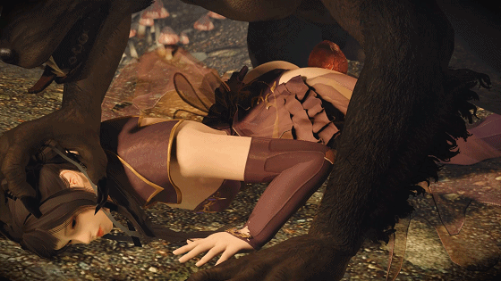 [3D/无修/CV] szyca:被狼人征服的新手冒险者 [1.3G]-5.gif