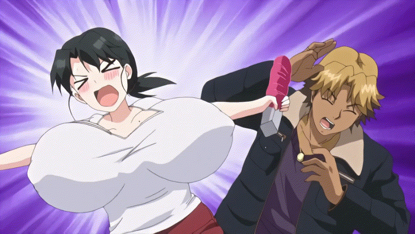 [2D][NTR巨乳人妻寝取]ヒトヅマライフ ワンタイムギャル 后編[400M]-2.gif