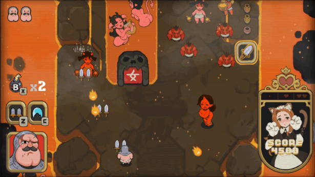 [弹幕STG/中文/步兵全动态]蜜臀骑士 ButtKnight Ver1.00 STEAM官方中文步兵版[600M/新作]-8.gif
