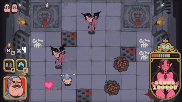 [弹幕STG/中文/步兵全动态]蜜臀骑士 ButtKnight Ver1.00 STEAM官方中文步兵版[600M/新作]-9.gif