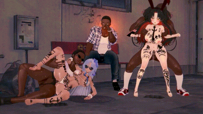 [MMD]QOS! 碧蓝航线NTR 阿尔萨斯和z52完全败北 11分 1080p[285m]-6.gif
