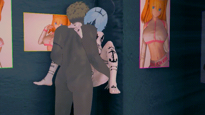 [MMD]QOS! 碧蓝航线NTR 阿尔萨斯和z52完全败北 11分 1080p[285m]-7.gif