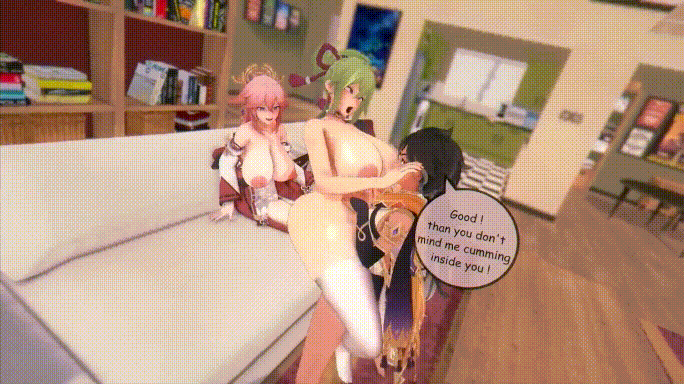 [MMD]原神NTR拉大车 迷失稻妻#3 巨乳熟女 17分 1080p[278m]-8.gif