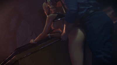 [3D][无修/CV][lewdgazer] 4月新作 金发晒痕辣妹扣穴潮喷+后入爆操中出 [813M/UC]-2.gif