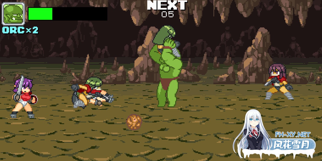 [ACT/STEAM官中/像素/巨乳/多P/战斗H]魔物少女征服记 兽人战士篇/Monster Girl Conquest Records Battle Orc[PC/300M]-7.jpg