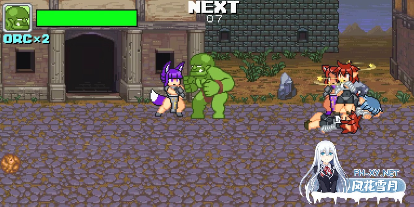 [ACT/STEAM官中/像素/巨乳/多P/战斗H]魔物少女征服记 兽人战士篇/Monster Girl Conquest Records Battle Orc[PC/300M]-9.jpg