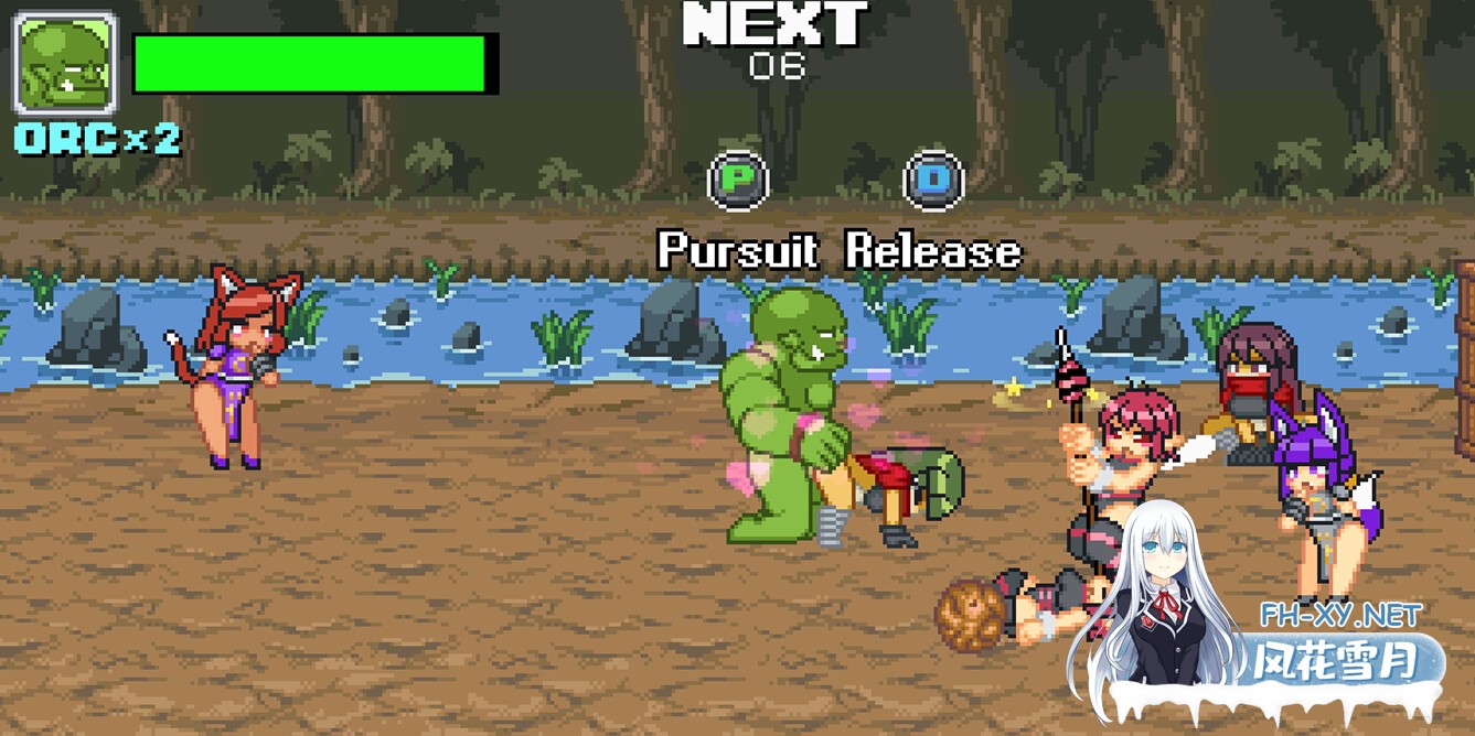 [ACT/STEAM官中/像素/巨乳/多P/战斗H]魔物少女征服记 兽人战士篇/Monster Girl Conquest Records Battle Orc[PC/300M]-11.jpg