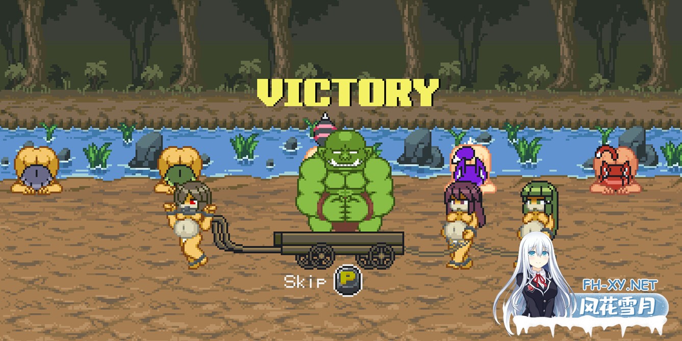 [ACT/STEAM官中/像素/巨乳/多P/战斗H]魔物少女征服记 兽人战士篇/Monster Girl Conquest Records Battle Orc[PC/300M]-16.jpg
