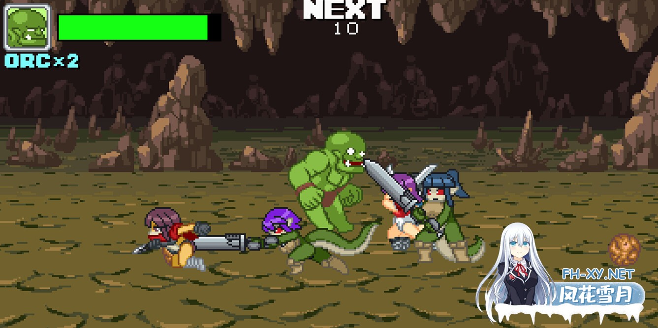 [ACT/STEAM官中/像素/巨乳/多P/战斗H]魔物少女征服记 兽人战士篇/Monster Girl Conquest Records Battle Orc[PC/300M]-21.jpg