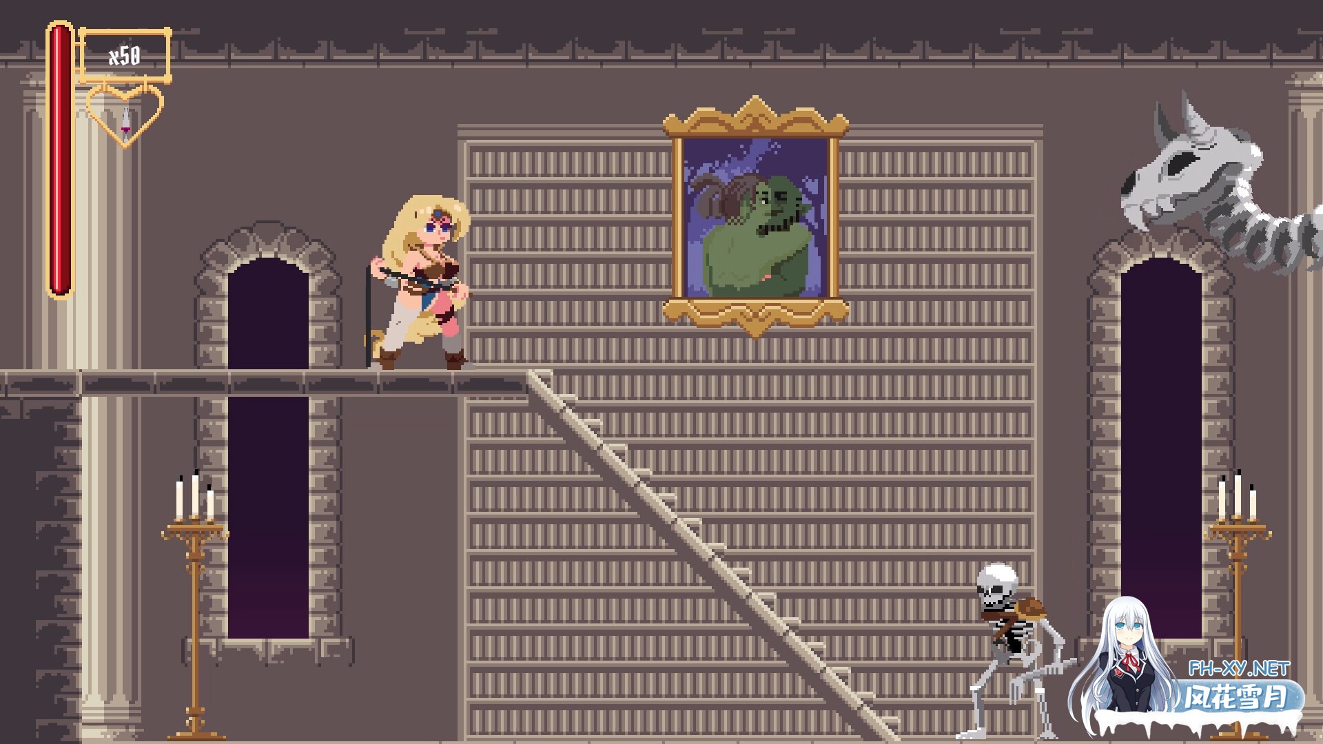 [ACT/像素/巨乳/乳交/2D/STEAM官中]瓦尼亚城堡/Castelo da Vania/Castle of Vania[PC/890M]-2.jpg