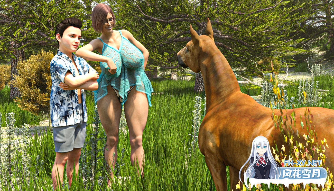 PC+安卓[熟女恶堕SLG异种奸]母亲村：露营日~人和马爱爱~Mothers Village Camping Day~V1.0完结[2.1G]-7.png