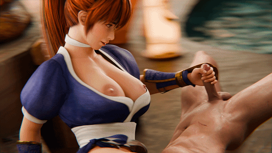 Magikal3D 3月新作：Kasumi 霞 性感女忍娴熟寝技强制榨精-2.gif