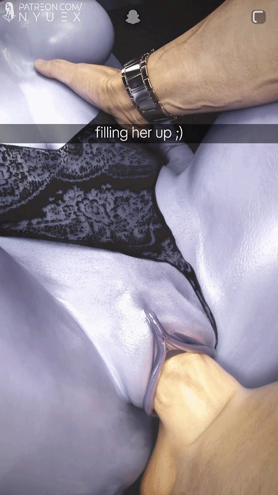 NyueX 3月新作：黑百合 性感御姐水嫩蜜穴翘臀后入爆肏中出-4.gif