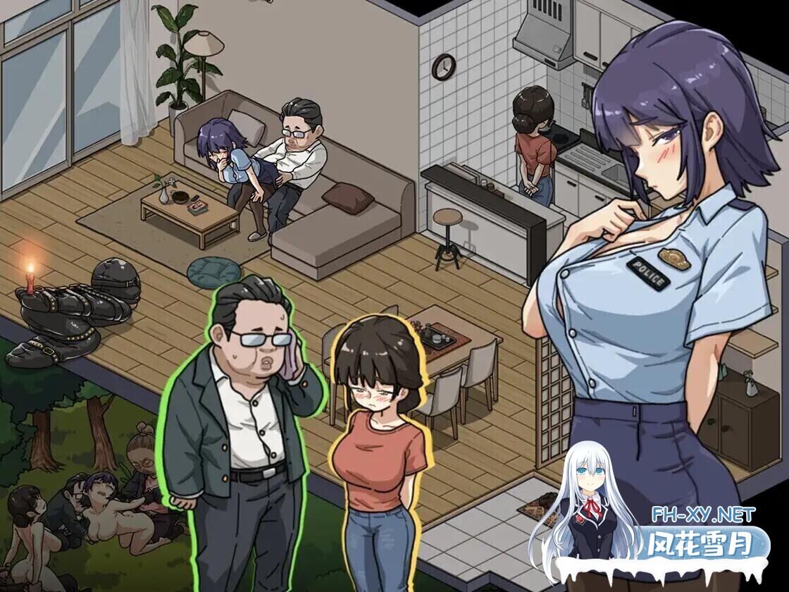 [SLG/官中/动态]极道无赖EX女警・鮎川光–从处女蜕变为变态的分岔路 極道無頼EX女警・鮎川光–処女が変態に変わる分かれ v1.20 官方中文版+全CG存档 ...-6.jpg